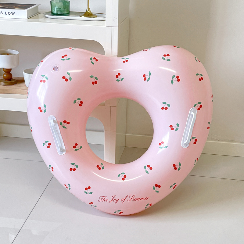 Aquatic Sports - 1Pcs Cherry Swim Tube Inflatable Pool