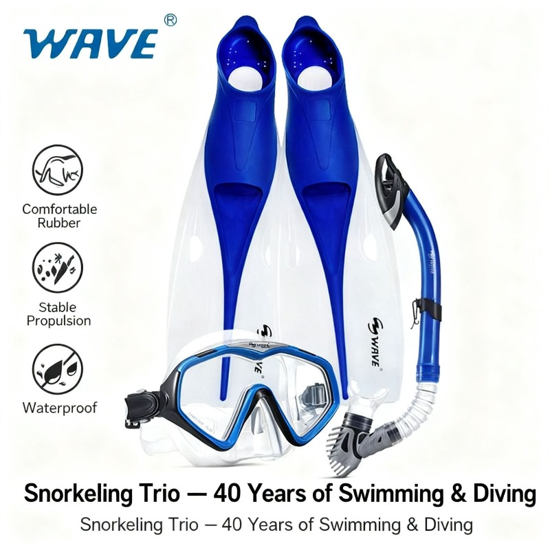 Adult Snorkeling Set Full Dry  - Fin Diving Blade review and price