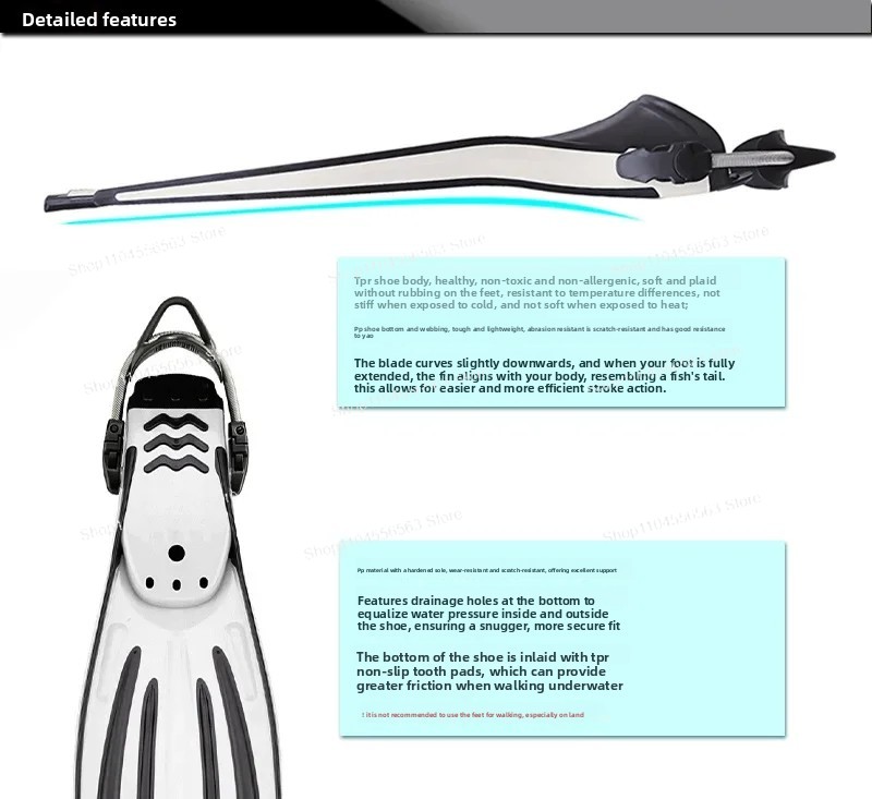 Adjustable Spring Strap Swim T - Fin Diving Blade review and price