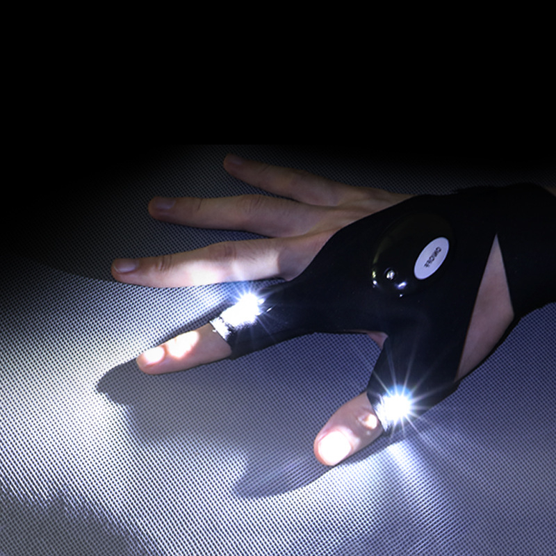 Fingerless Glove LED Flashligh - Spearfishing Glove review and price