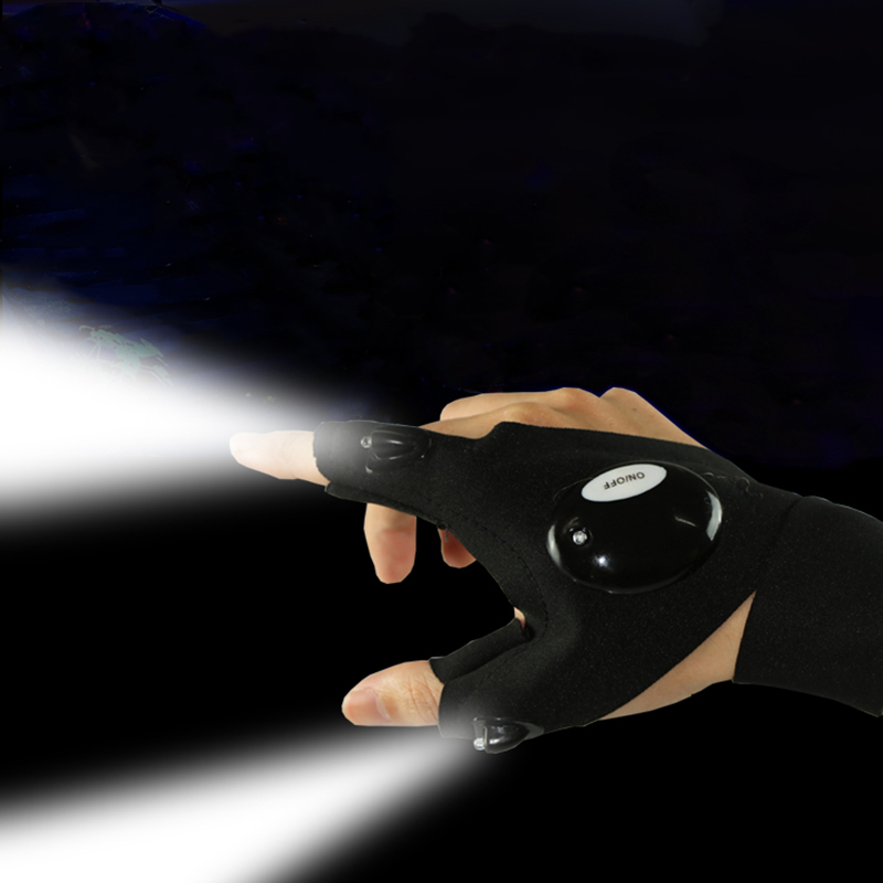 Fingerless Glove LED Flashligh - Spearfishing Glove review and price