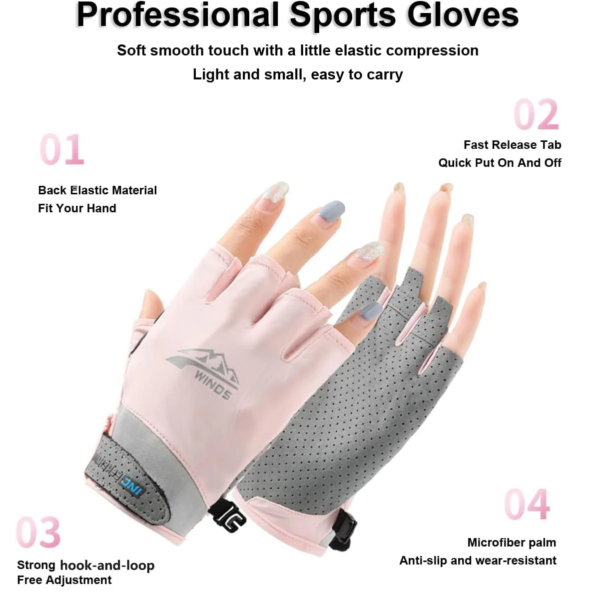 1 Pair Fingerless Driving/Fish - Spearfishing Glove review and price