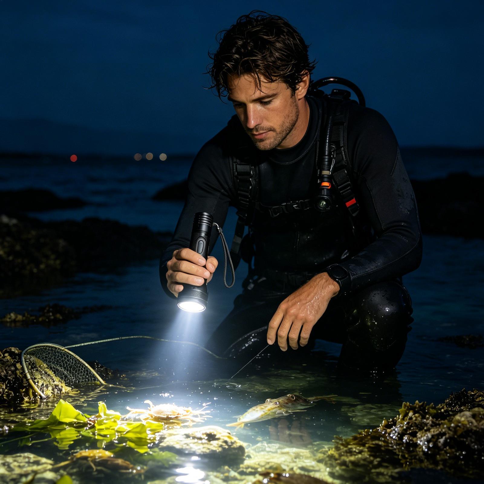 3-Mode Powerful Rechargeable W - Underwater Flashlight review and price