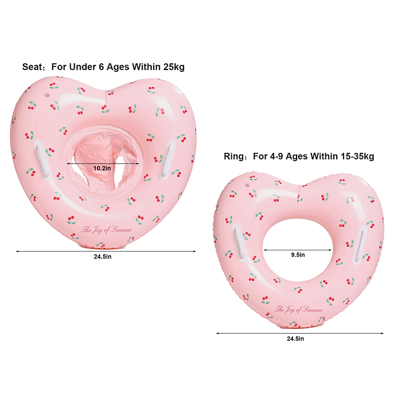 1Pcs Cherry Swim Tube Inflatab - Aquatic Sports review and price