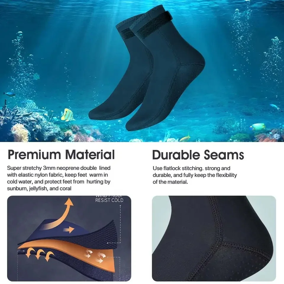 Neoprene Diving Socks 3mm Wets - Wetsuit 3Mm Neoprene review and price