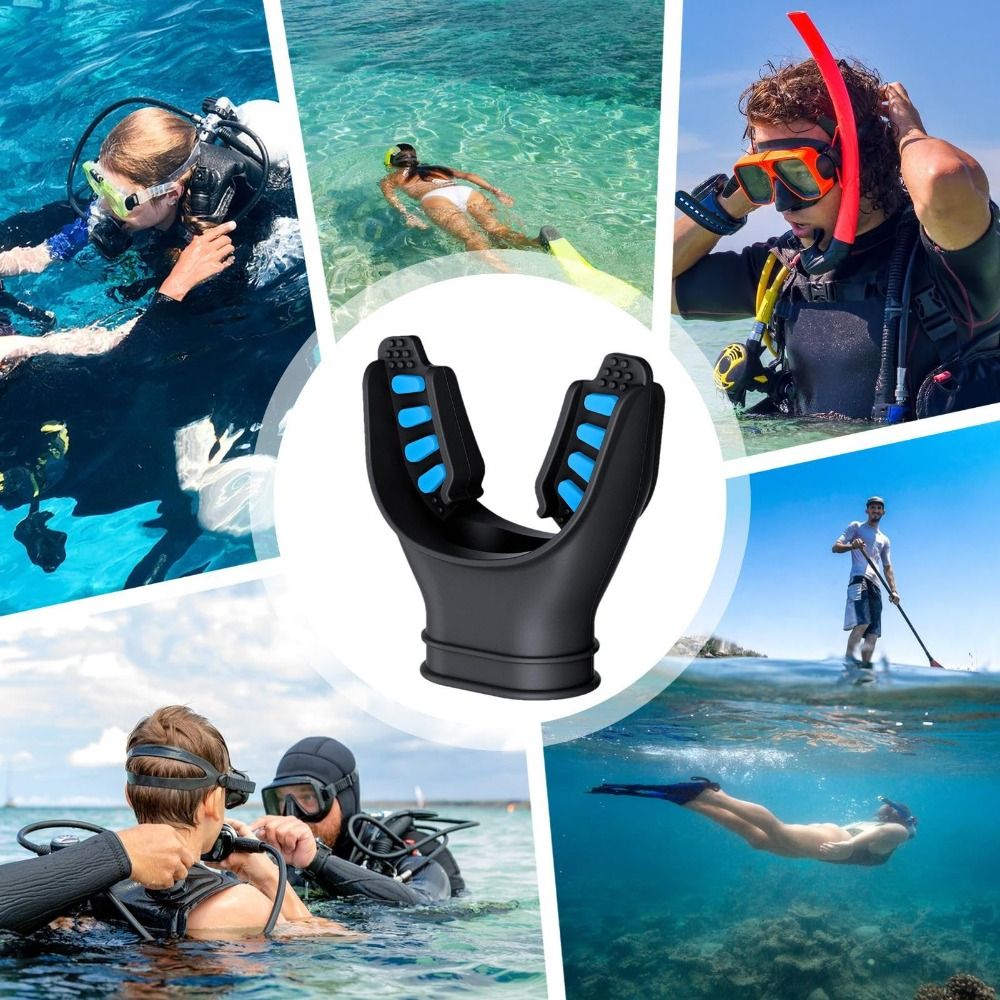 Silicone Scuba Diving Mouthpie - Snorkel Dry Top review and price