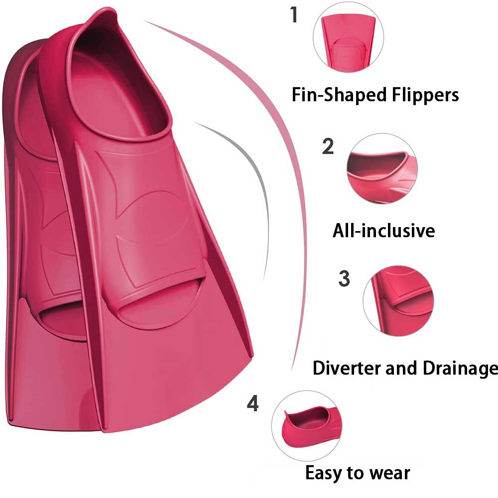 Swimming Flipper Silicone Wome - Fin Diving Blade review and price